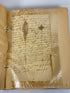 Vintage 1950s Scrapbook with letters/ephemera from 1820s Marion, OH