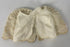 Vintage 1950s Tan Embroidered Butterfly Sleeves with Eyelet Lace Details from the Philippines