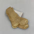 Vintage 1950s Tan Striped Knit Children's Socks