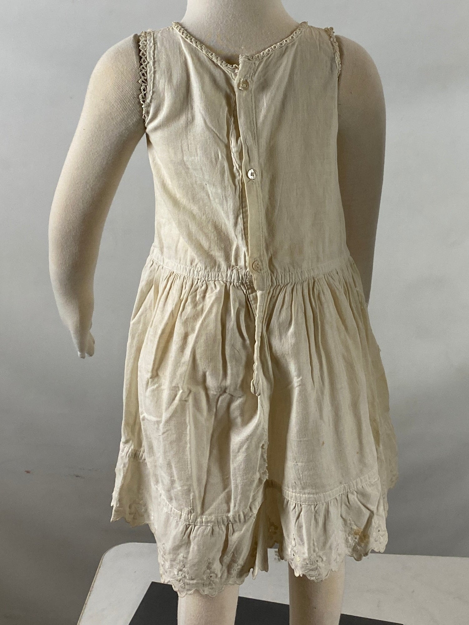 Vintage 1950's White Dress Girls Size Unknown #2