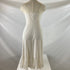 Vintage 1950s White Silk Slip with Lace Detailing Size Unknown