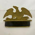 Vintage 1952 Brass American Eagle Bookend
