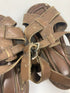 Vintage 1960s Children's Brown Leather Sandals