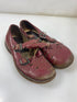 Vintage 1960s Children's Red Leather Mary Janes with Two Buckles