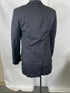 Vintage 1960s Dark Gray Suit Coat, Pants and Dress Shirt Men's Size Unknown