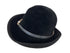 Vintage 1960s Filene's Black Felt Homburg Hat - England