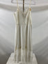 Vintage 1960s White Lacey Rayon Slip Size Unknown