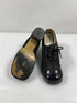 Vintage 1970s Black Leather Heeled Mary Janes