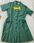 Vintage 1970s Green "Girl Scouts" Uniform Dress