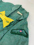 Vintage 1970s Green "Girl Scouts" Uniform Dress