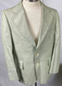 Vintage 1970's Marx-Haas Clothing Green Pinstripe Suit Jacket Men's Size Unknown