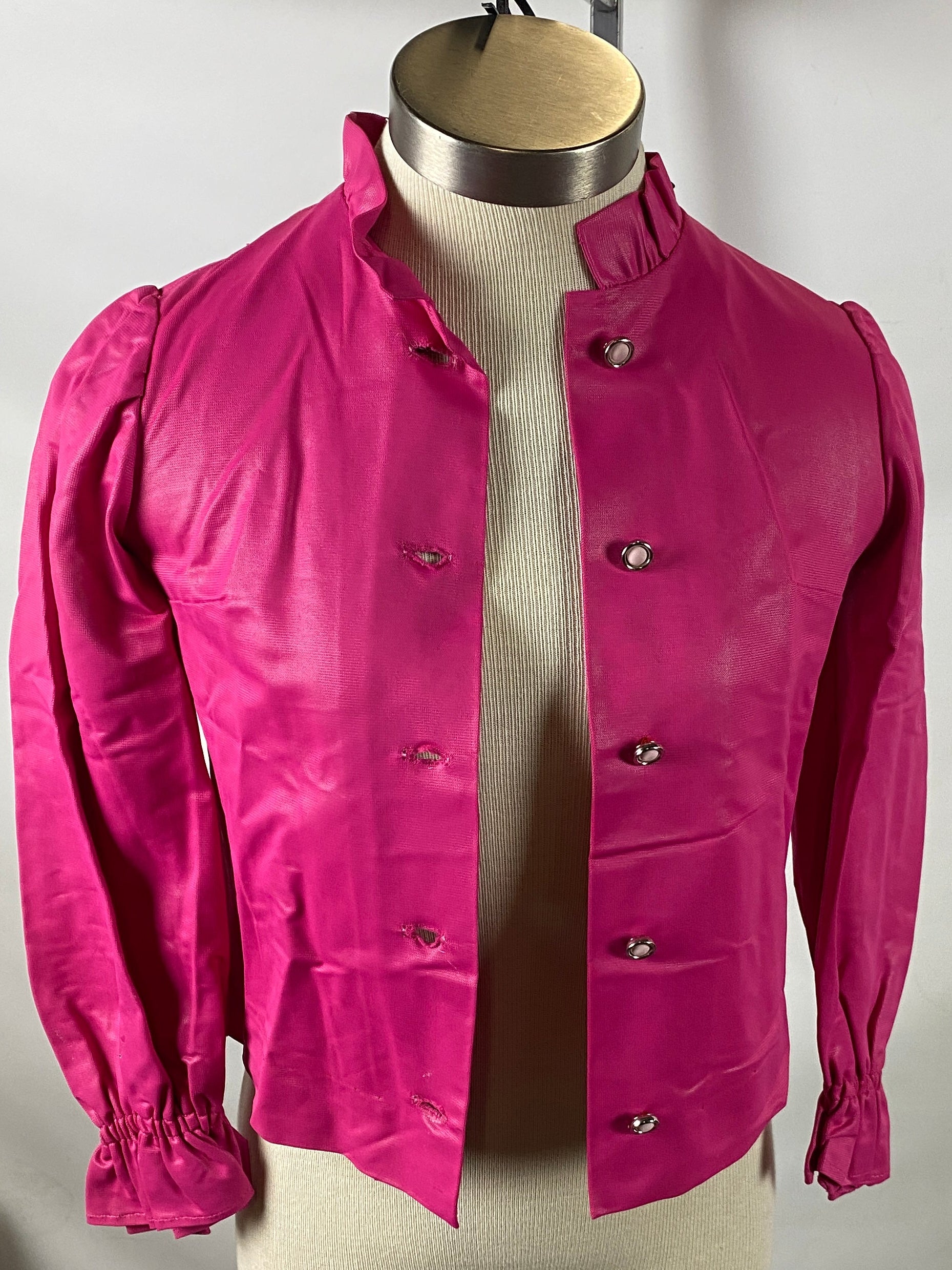 Vintage 1970s Pink Blouse Girls Size Unknown