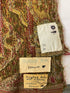 Vintage 1970s Red Paisley Patterned Fabric