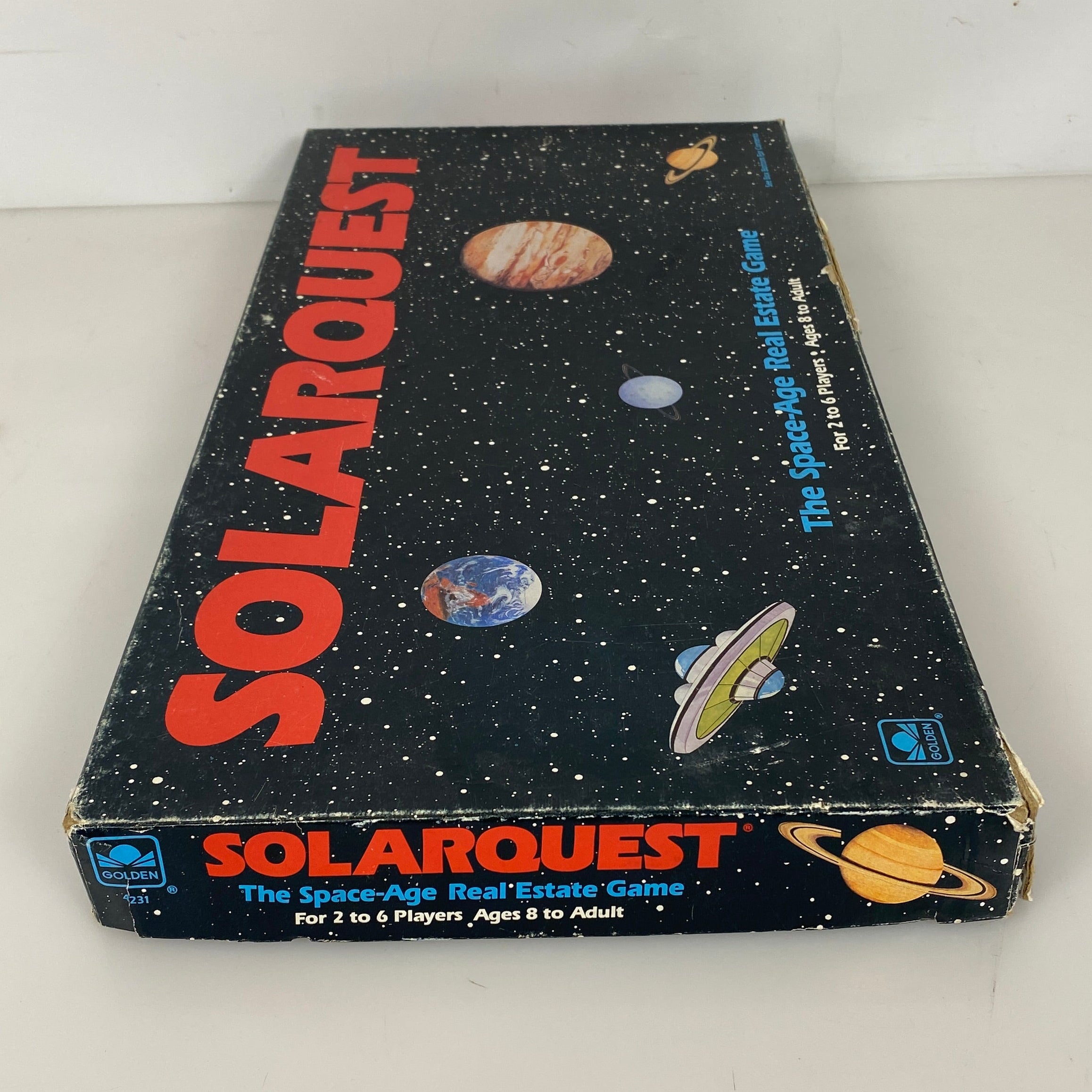 Vintage 1986 Solarquest Board Game