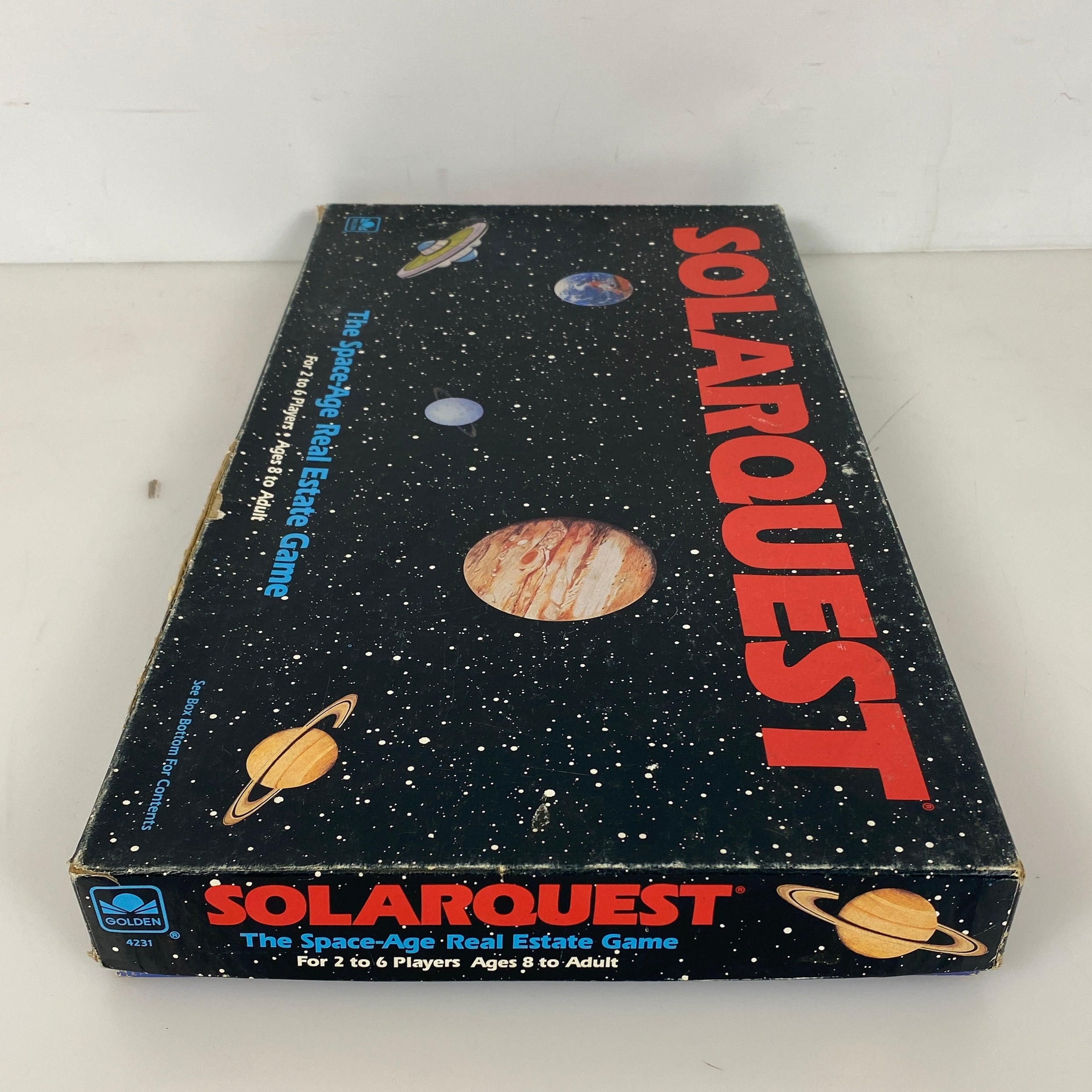 Vintage 1986 Solarquest Board Game