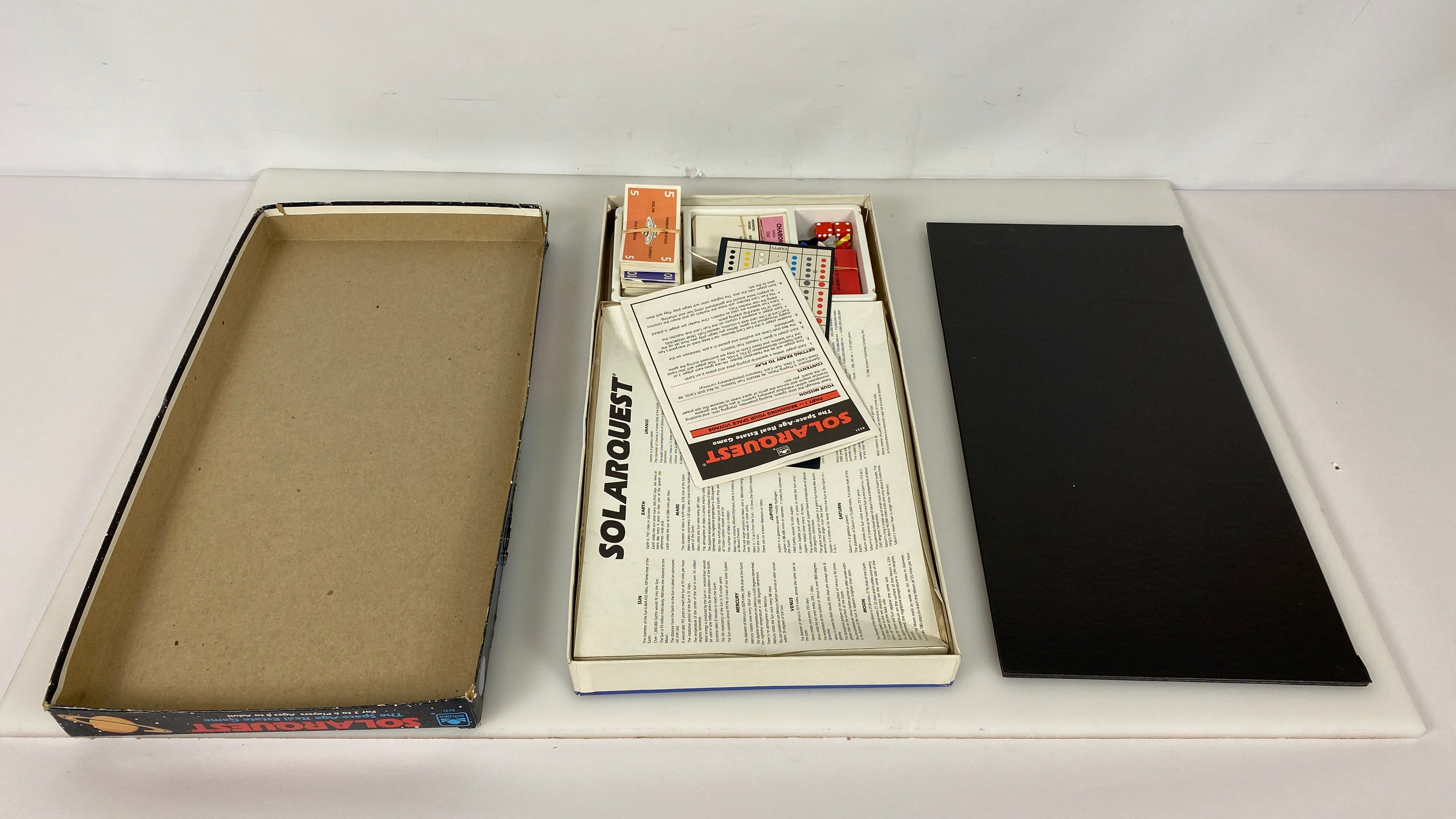 Vintage 1986 Solarquest Board Game