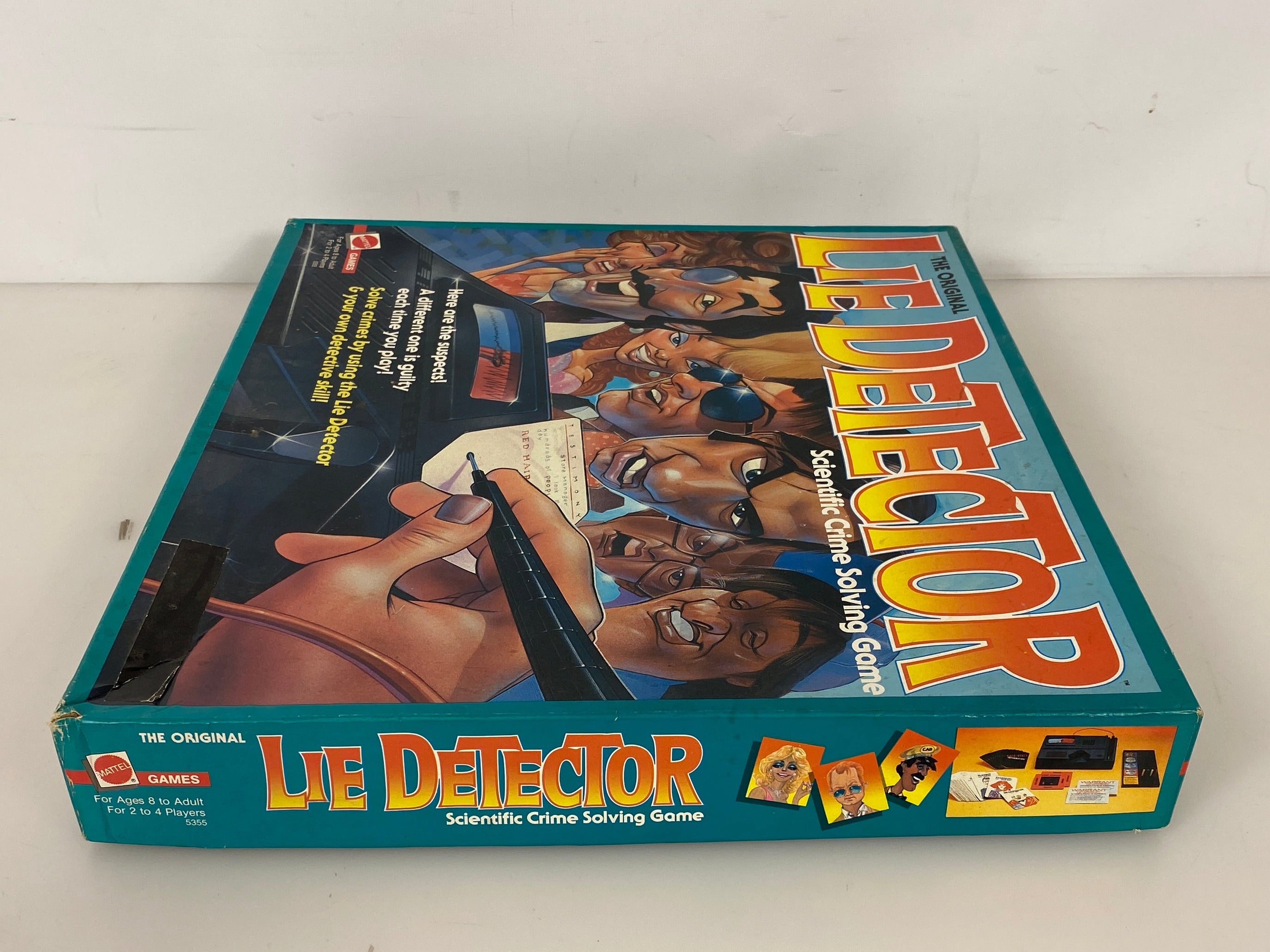 Vintage 1987 Lie Detector Board Game