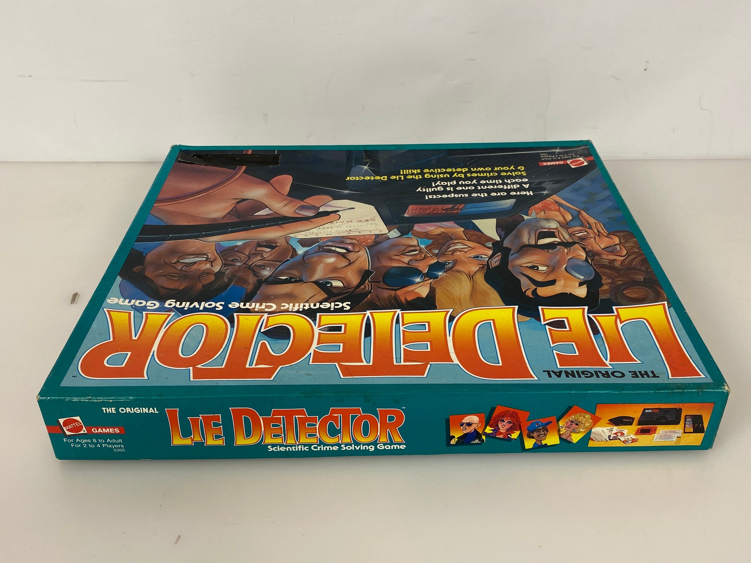 Vintage 1987 Lie Detector Board Game