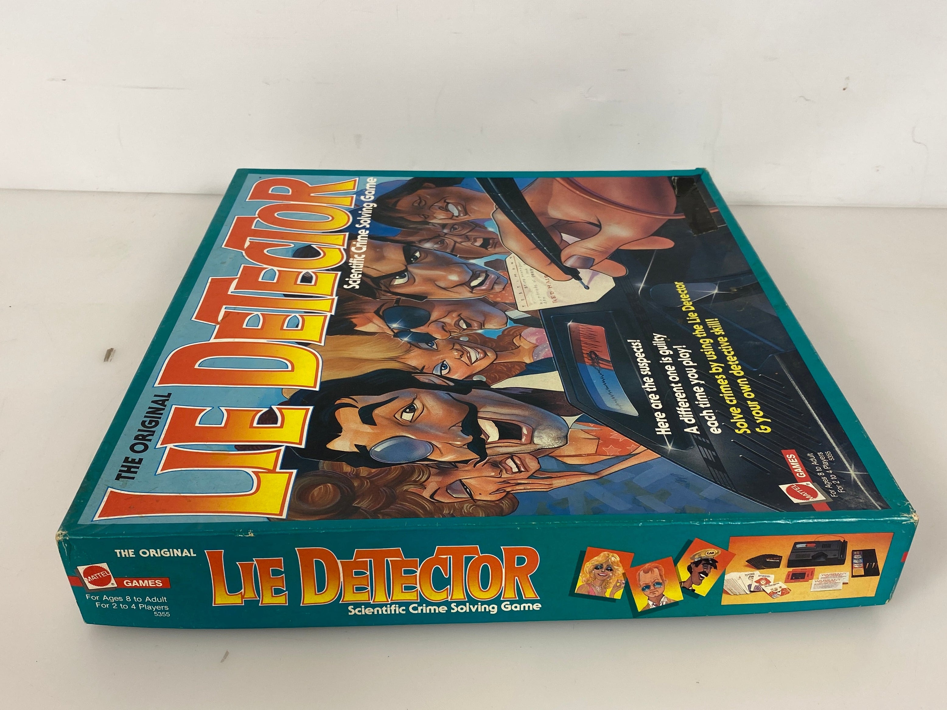 Vintage 1987 Lie Detector Board Game