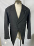 Vintage 30's Black Wool Dress Coat