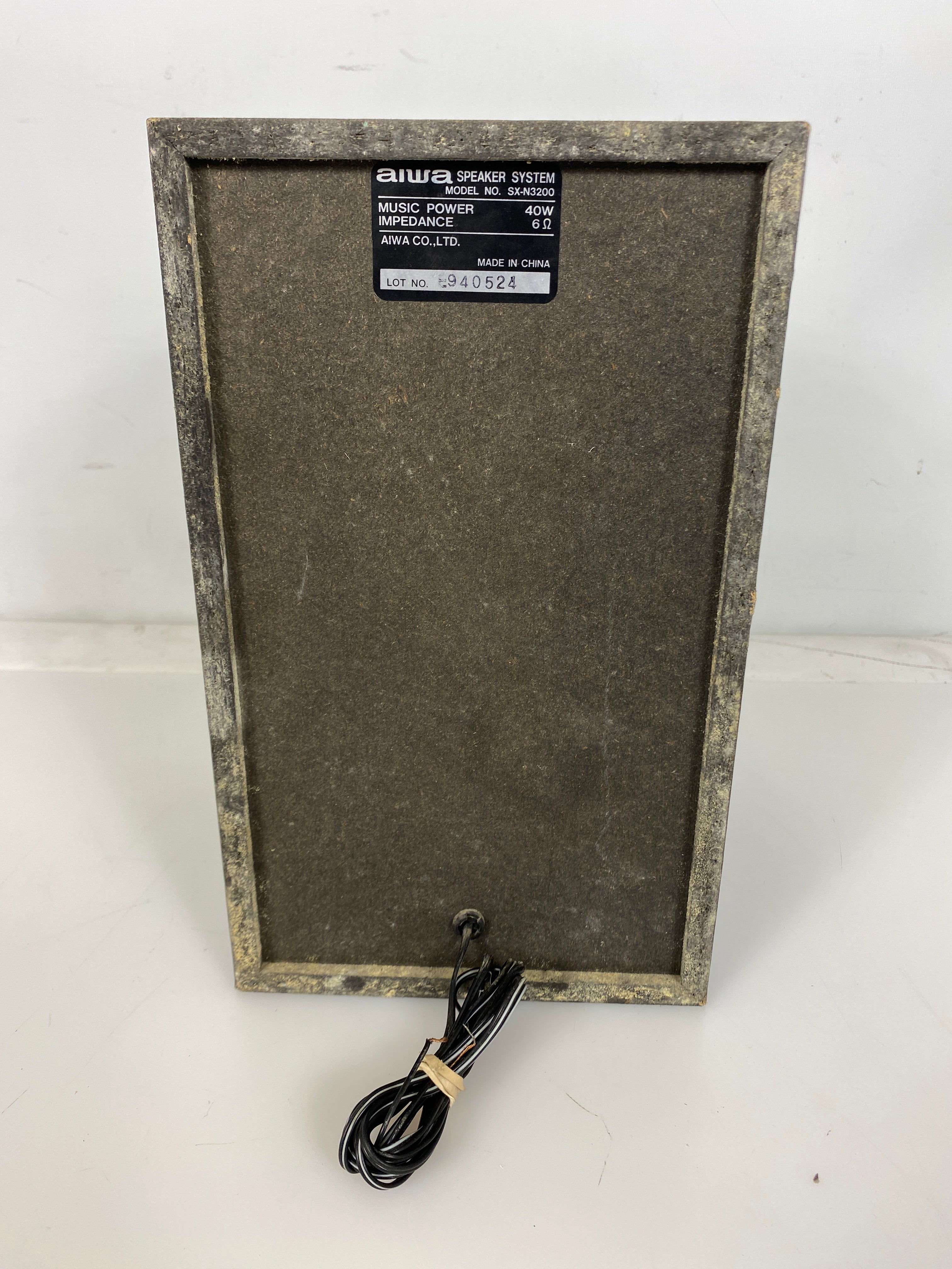 Vintage AIWA Stereo SX-N3200 Speaker