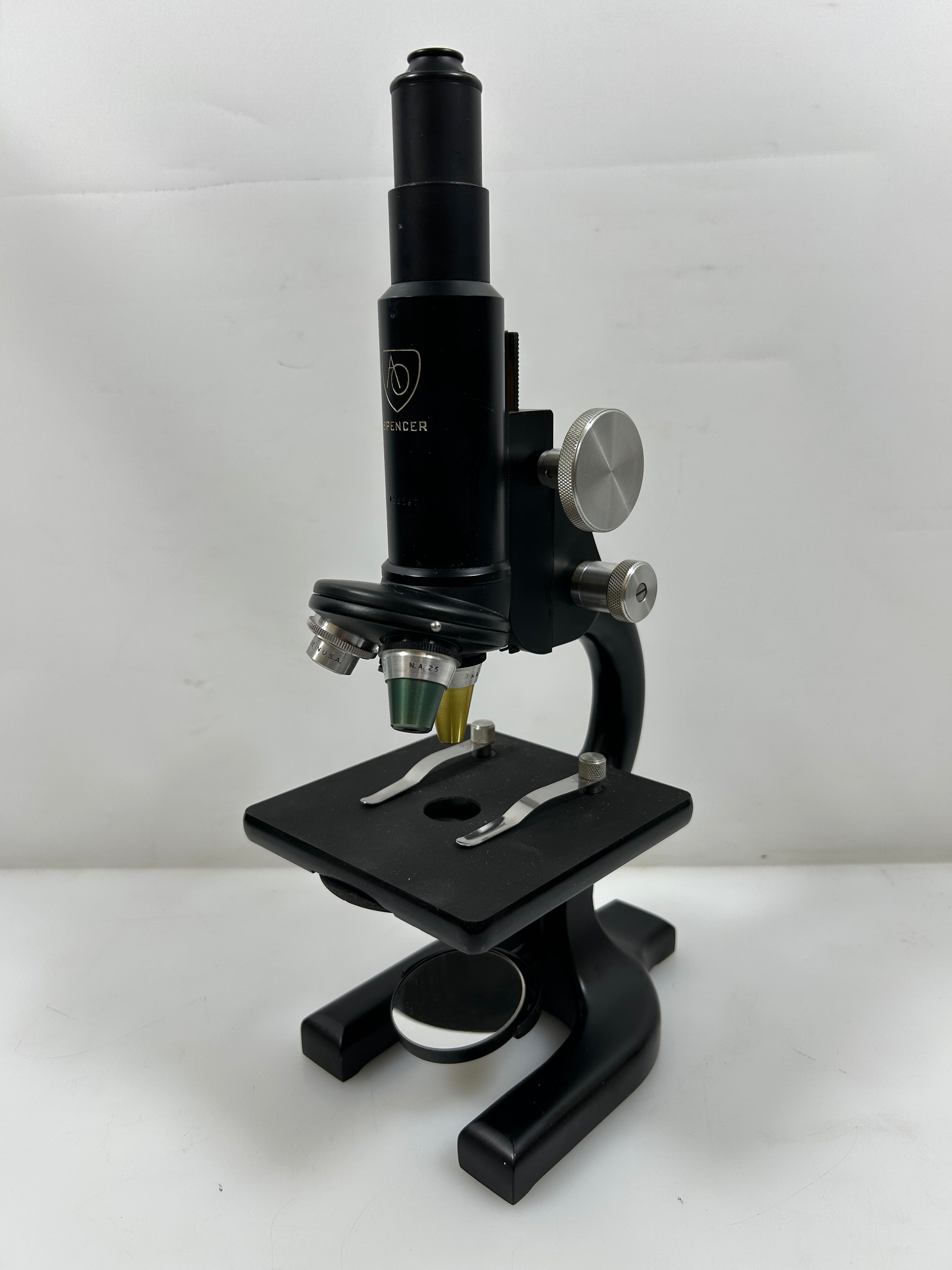 Vintage American Optical Spencer Monocular Microscope