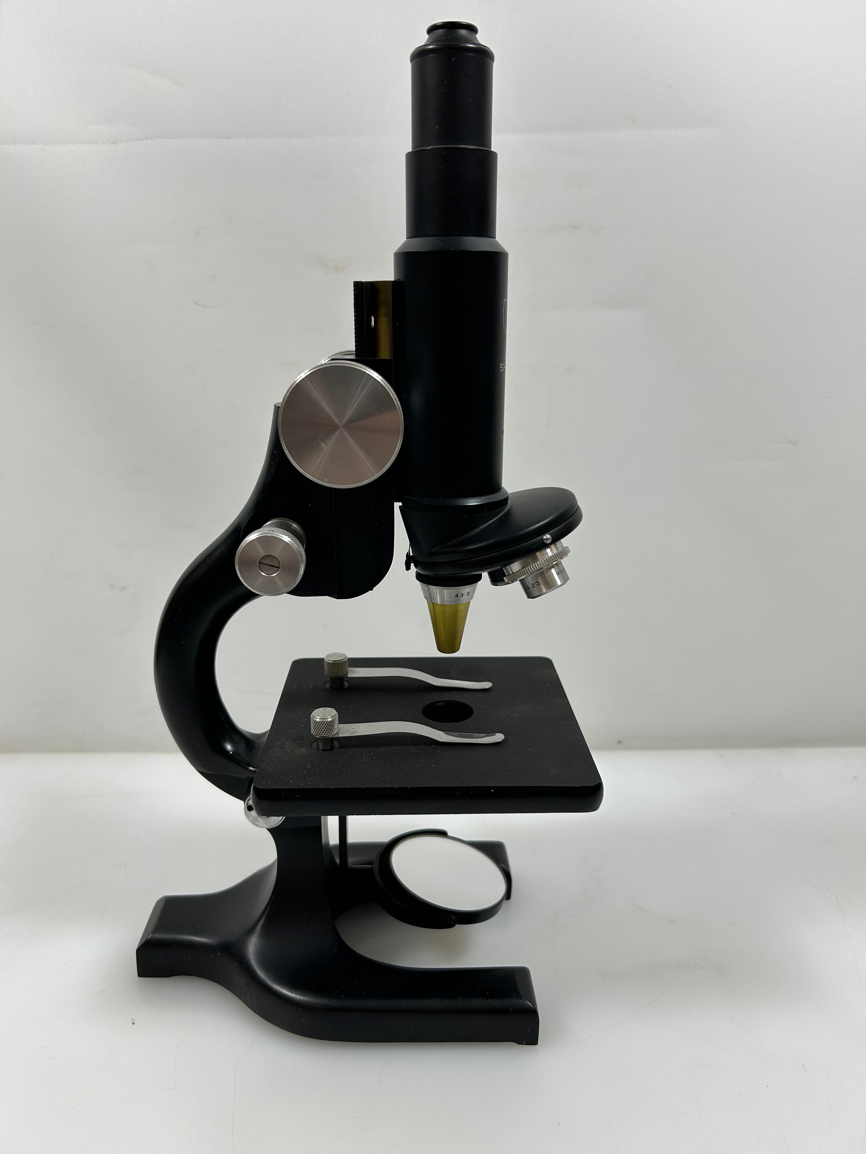 Vintage American Optical Spencer Monocular Microscope