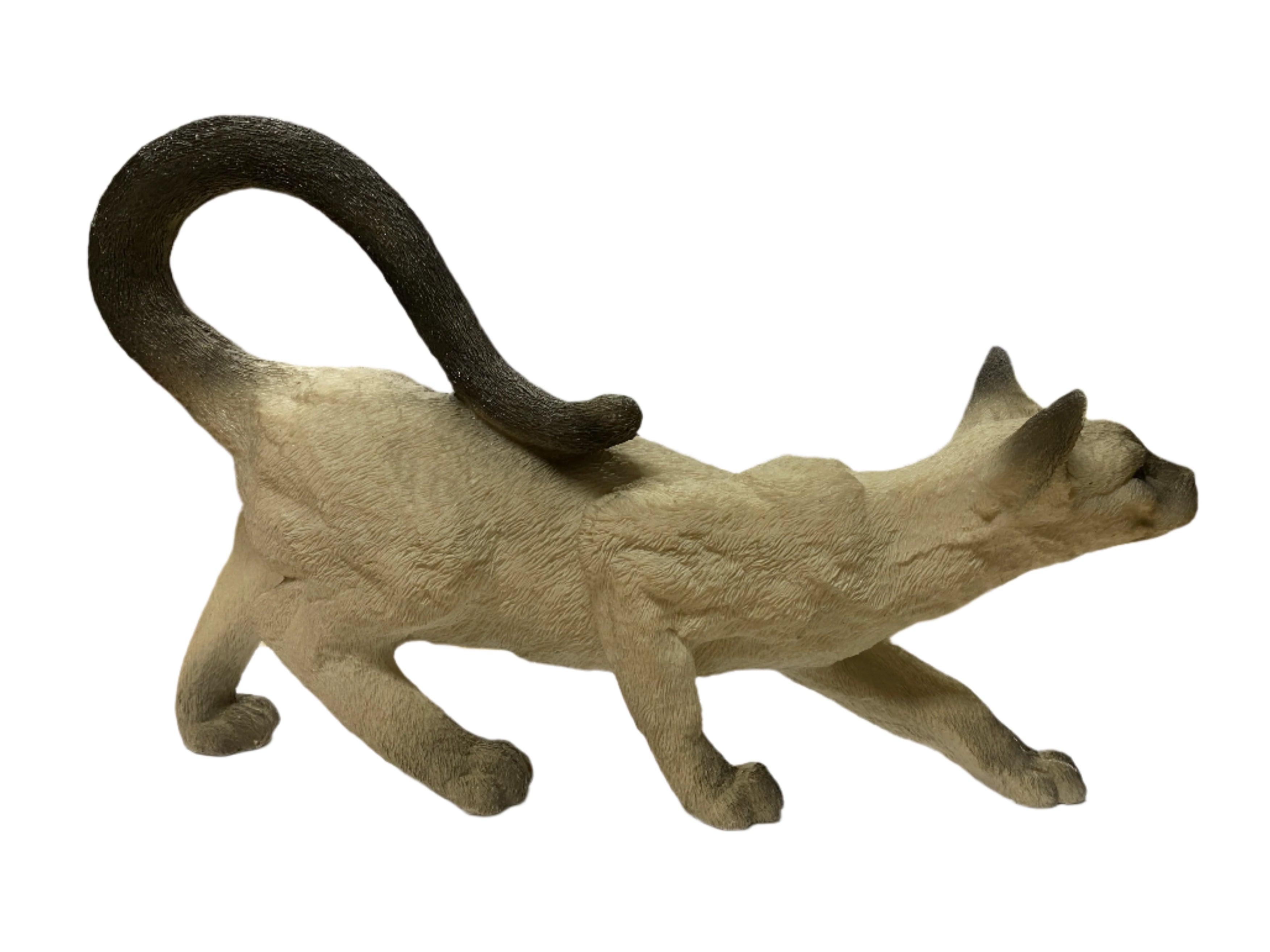 Vintage Animal Classics Resin Siamese Cat Figurine