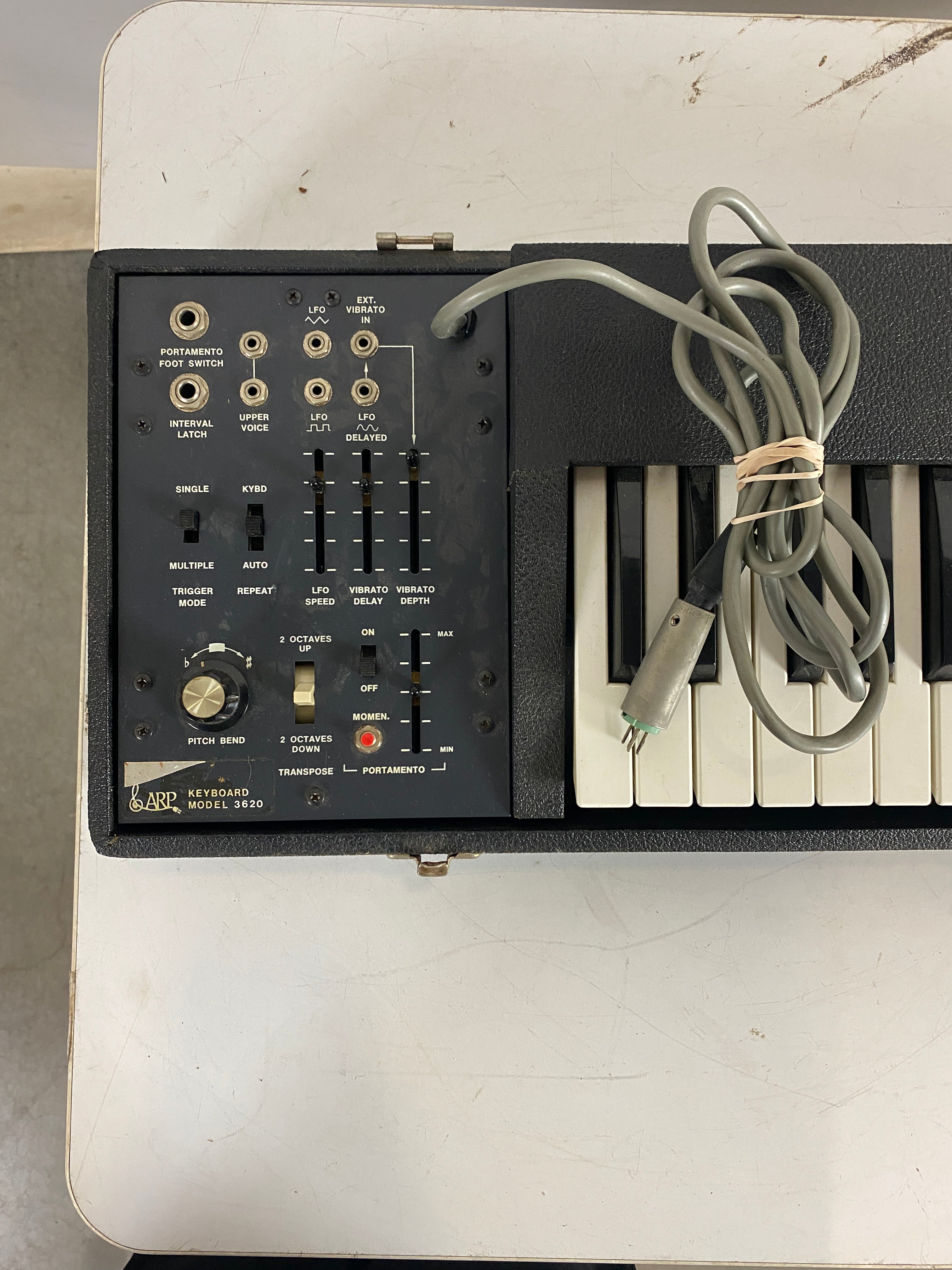 Vintage ARP Synthesizer and Duophonic Keyboard 1975