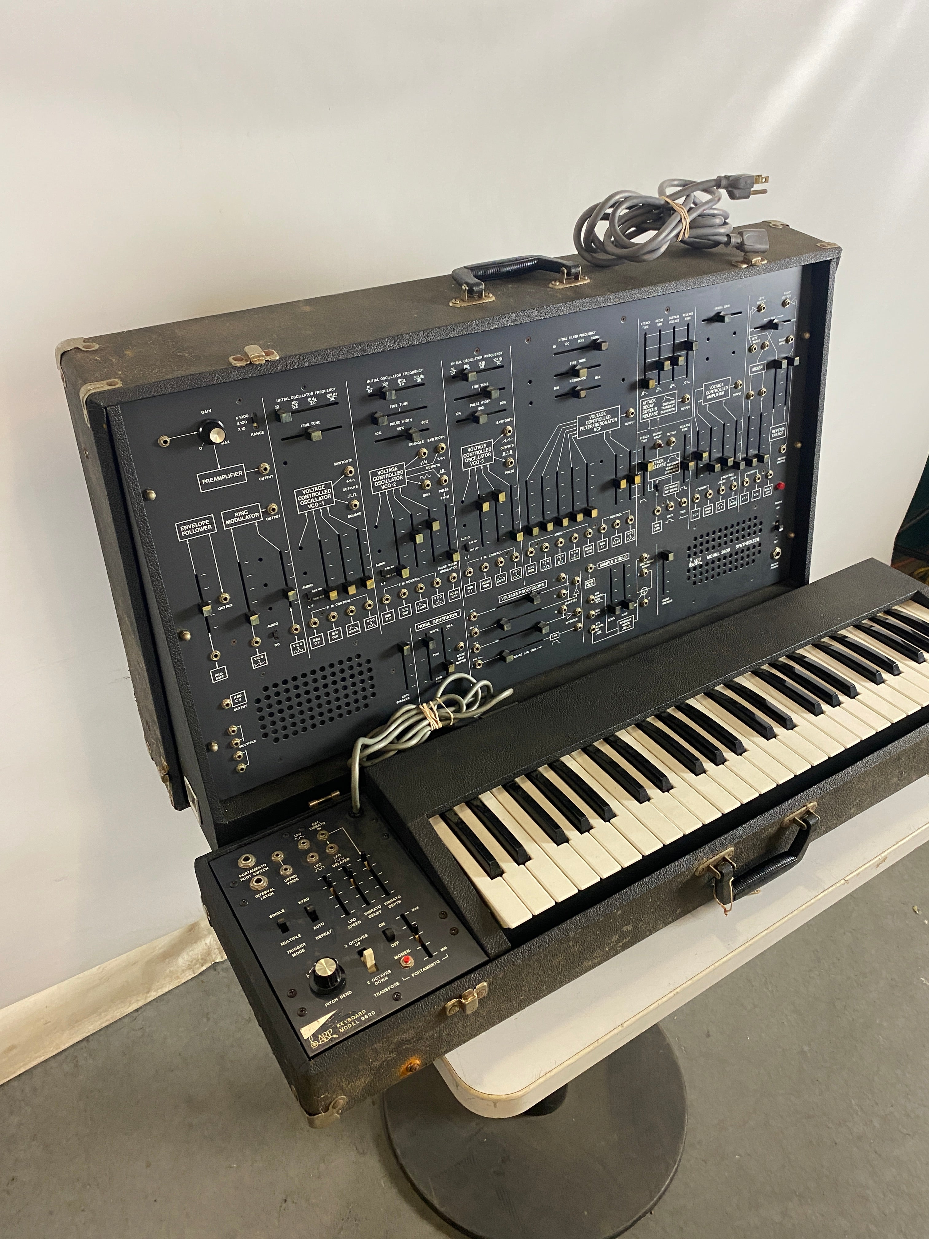 Vintage ARP Synthesizer and Duophonic Keyboard 1975
