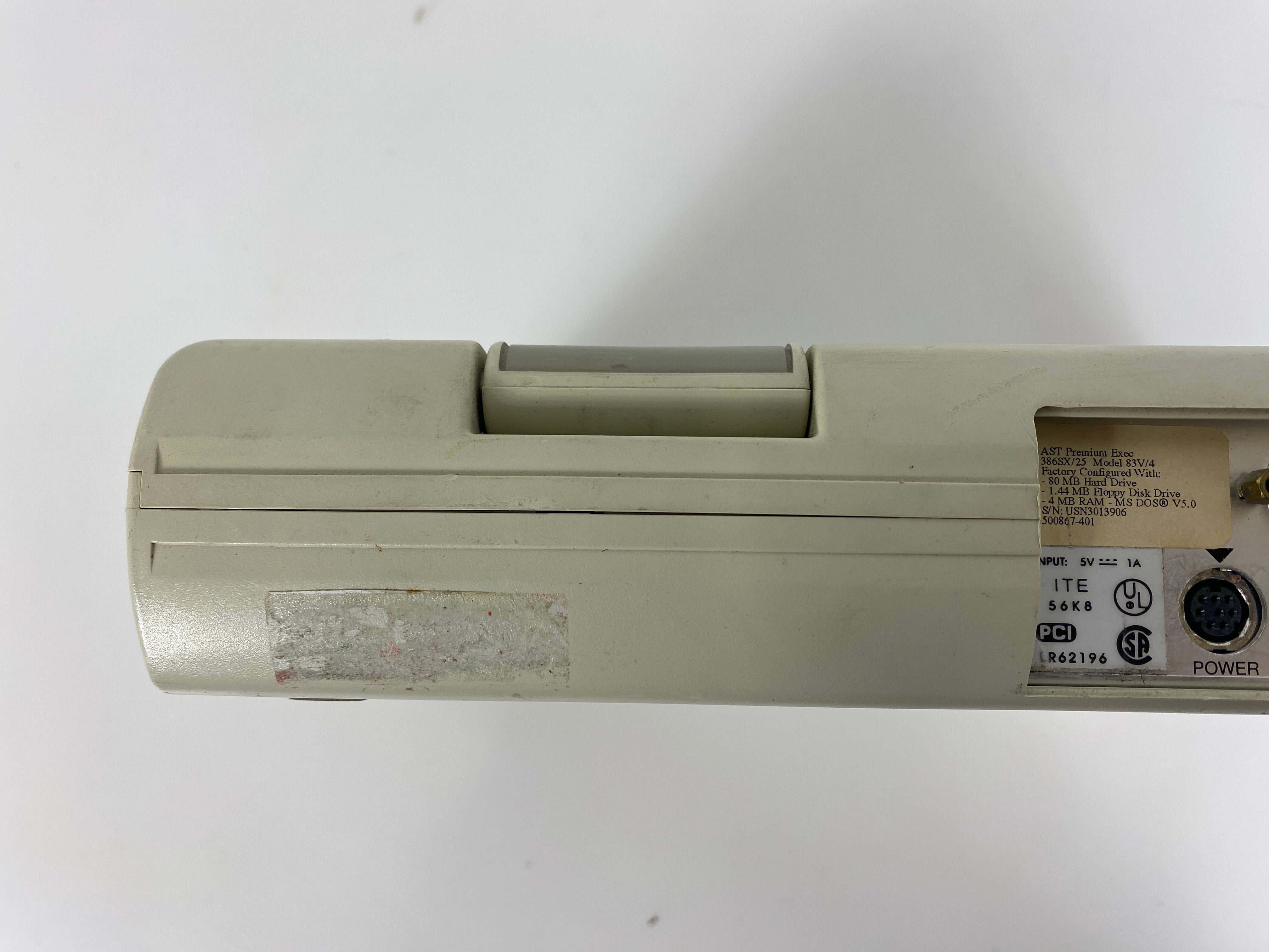 Vintage AST Premium Exec 386SX/25 Laptop Computer *Parts*