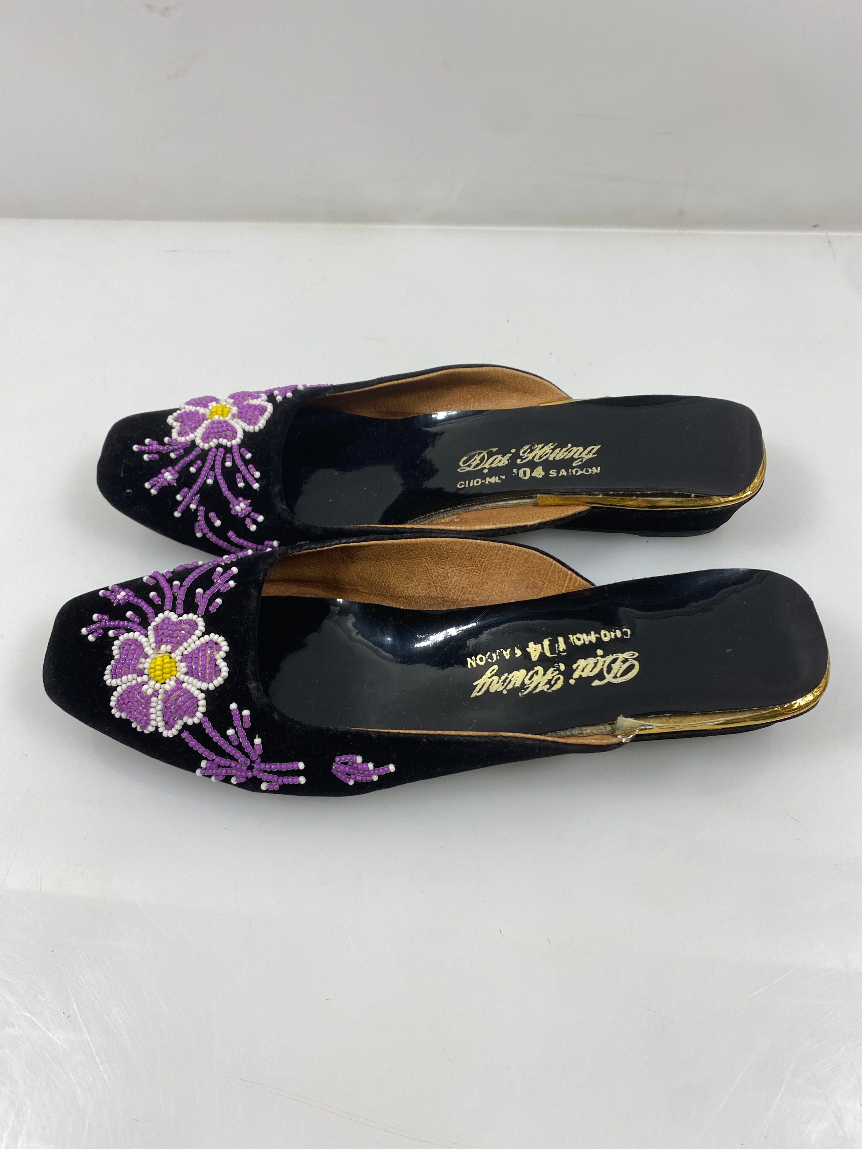 Vintage Beaded Shoes