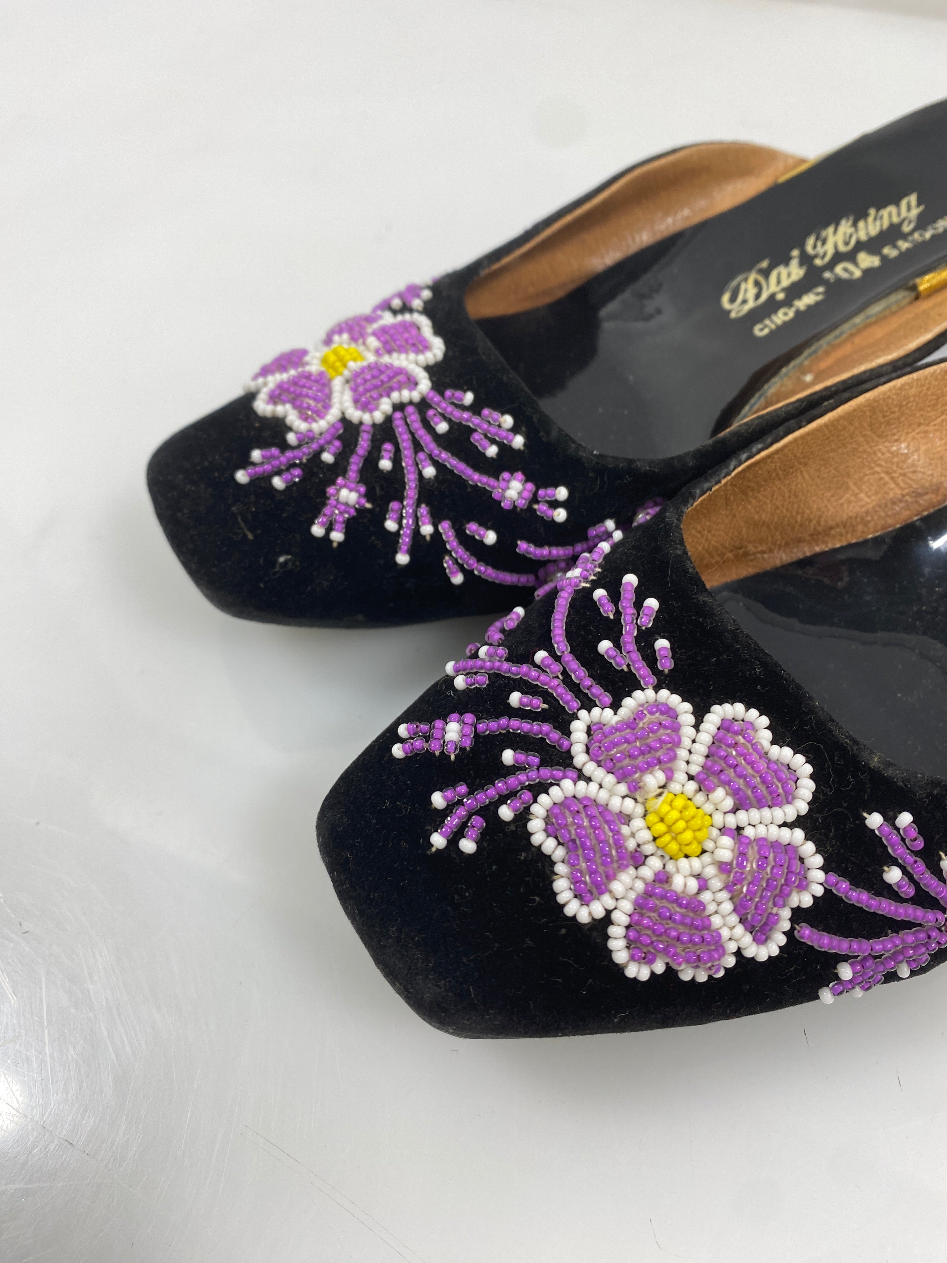 Vintage Beaded Shoes