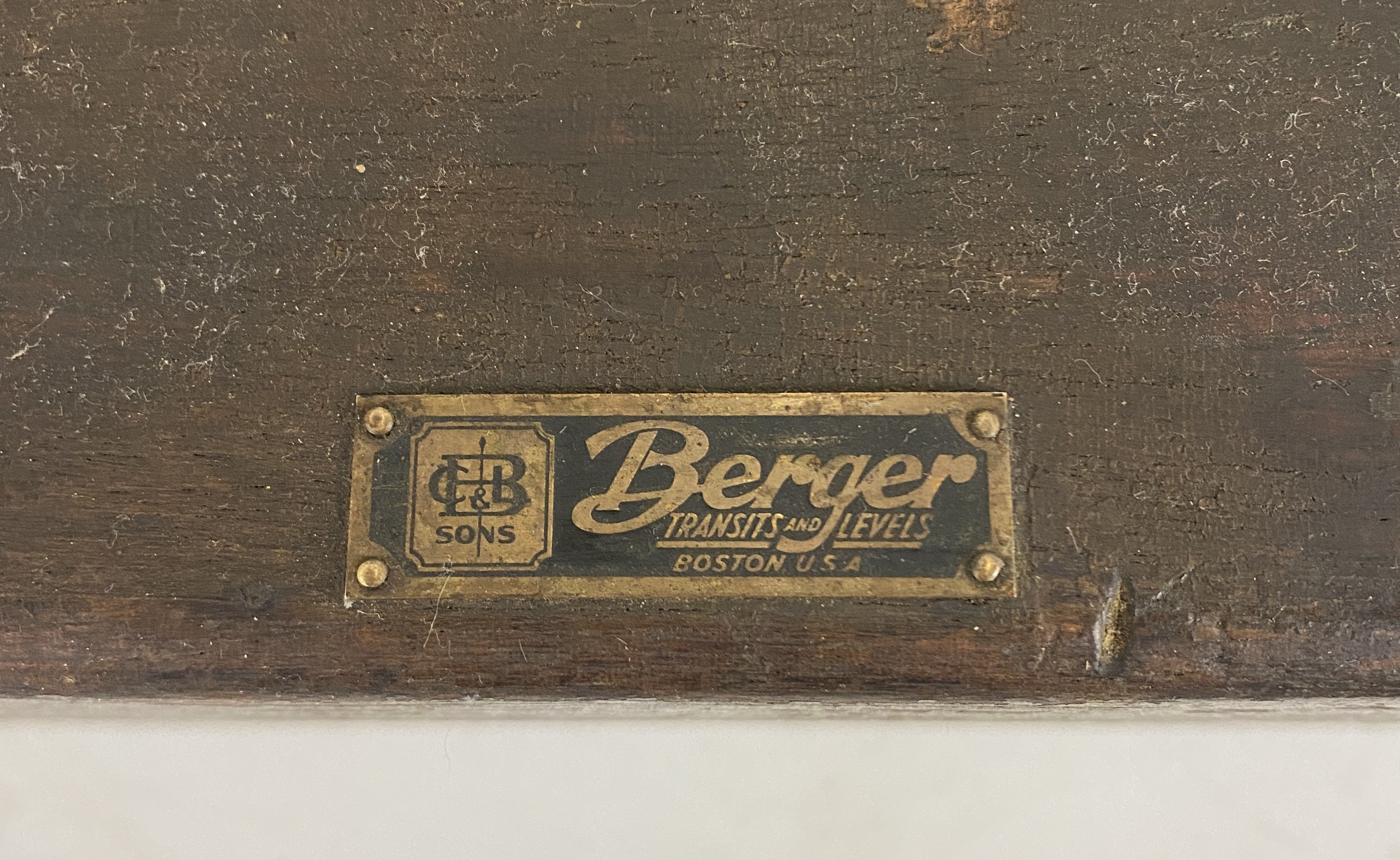 Vintage Berger Transits and Levels Telescope, Level, and Tripod
