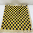 Vintage Black and Yellow Checkered Embroidery Piece