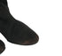 Vintage Black Faux Fur Lined Heeled Boots Women's Size 6