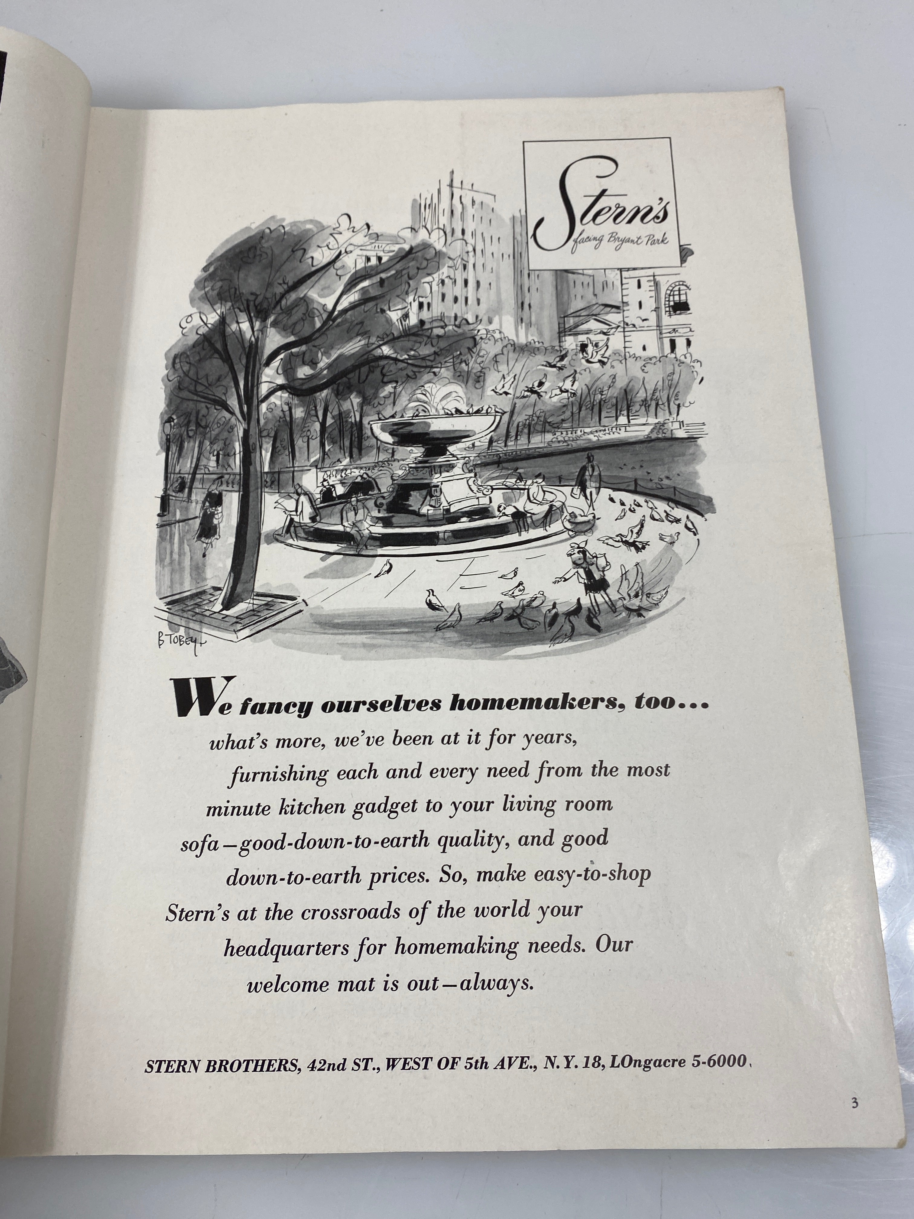 Vintage Bride's Reference Book Catalog 1949