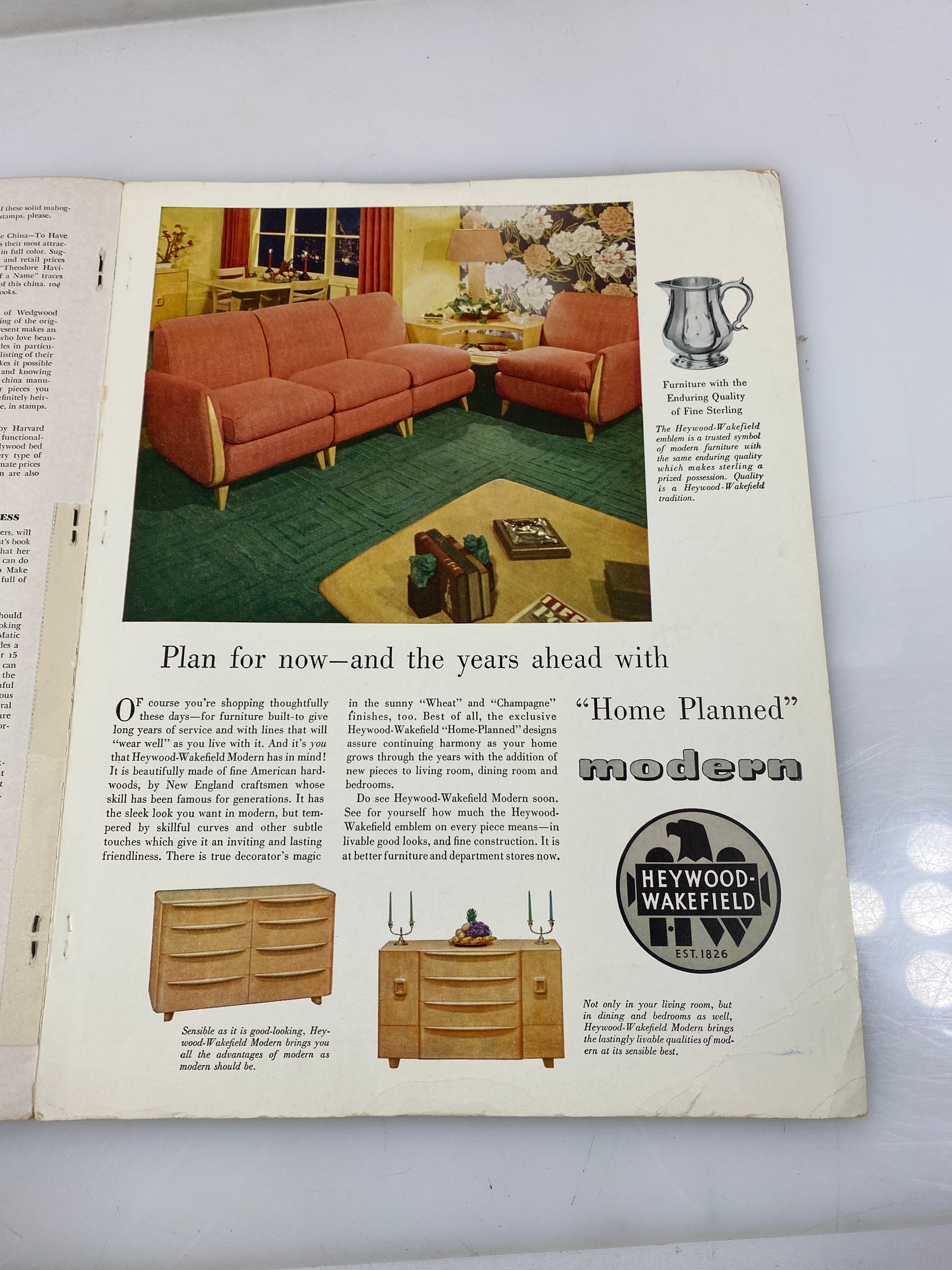 Vintage Bride's Reference Book Catalog 1949