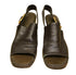 Vintage Brown Buckle Chunky Heels Women's Size 7