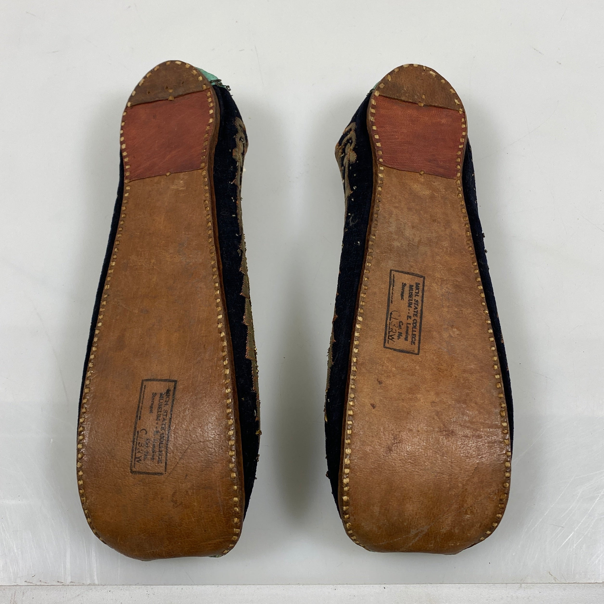 Vintage Chinese Embroidered Shoes Size Unknown #2