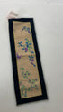 Vintage Chinese Tapestry Black with Floral Design #2
