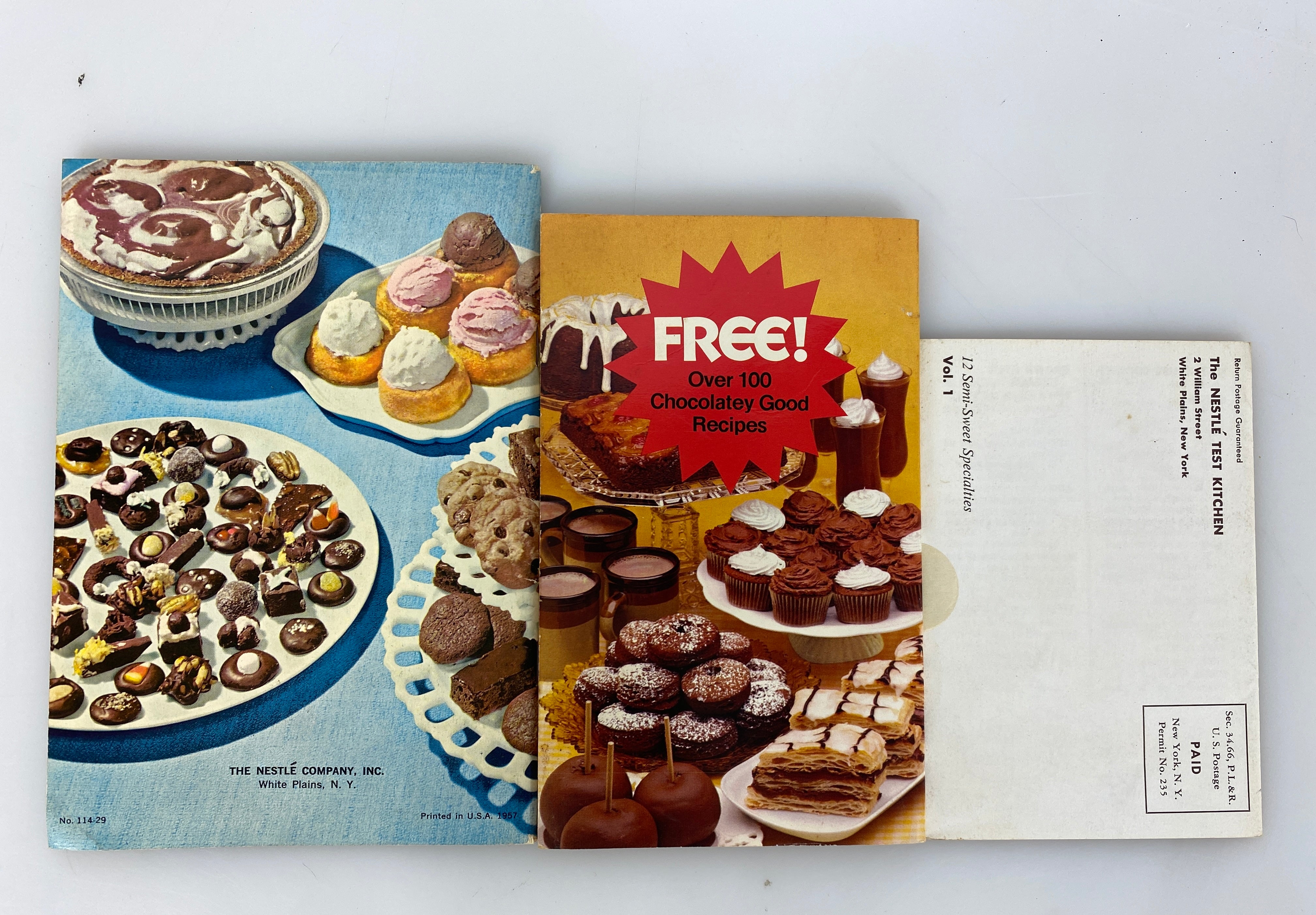Vintage Chocolate Recipe Booklets Nestle's/Hershey's SC