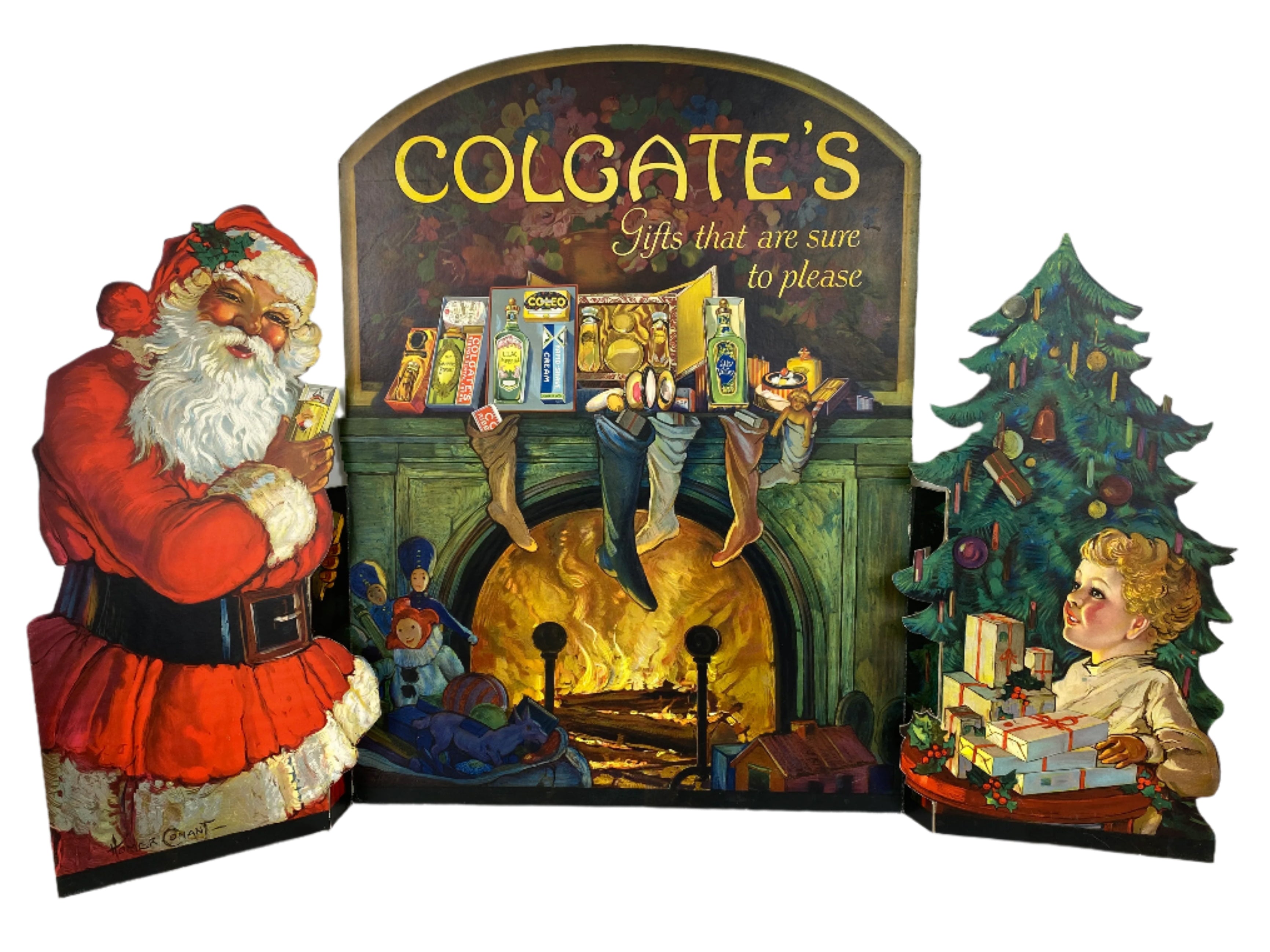Vintage Colgate Christmas Display