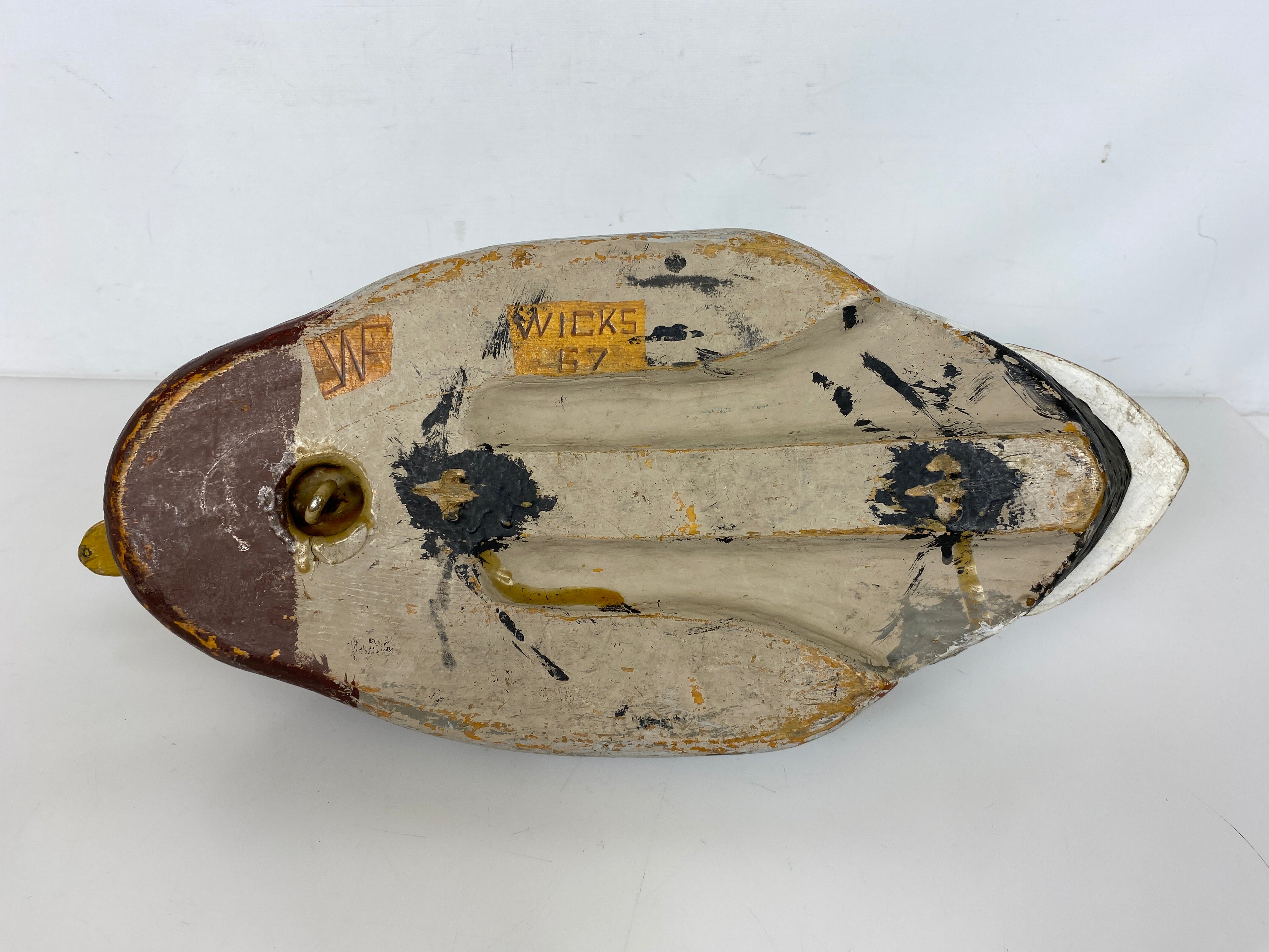 Vintage Composite Duck Decoy #3