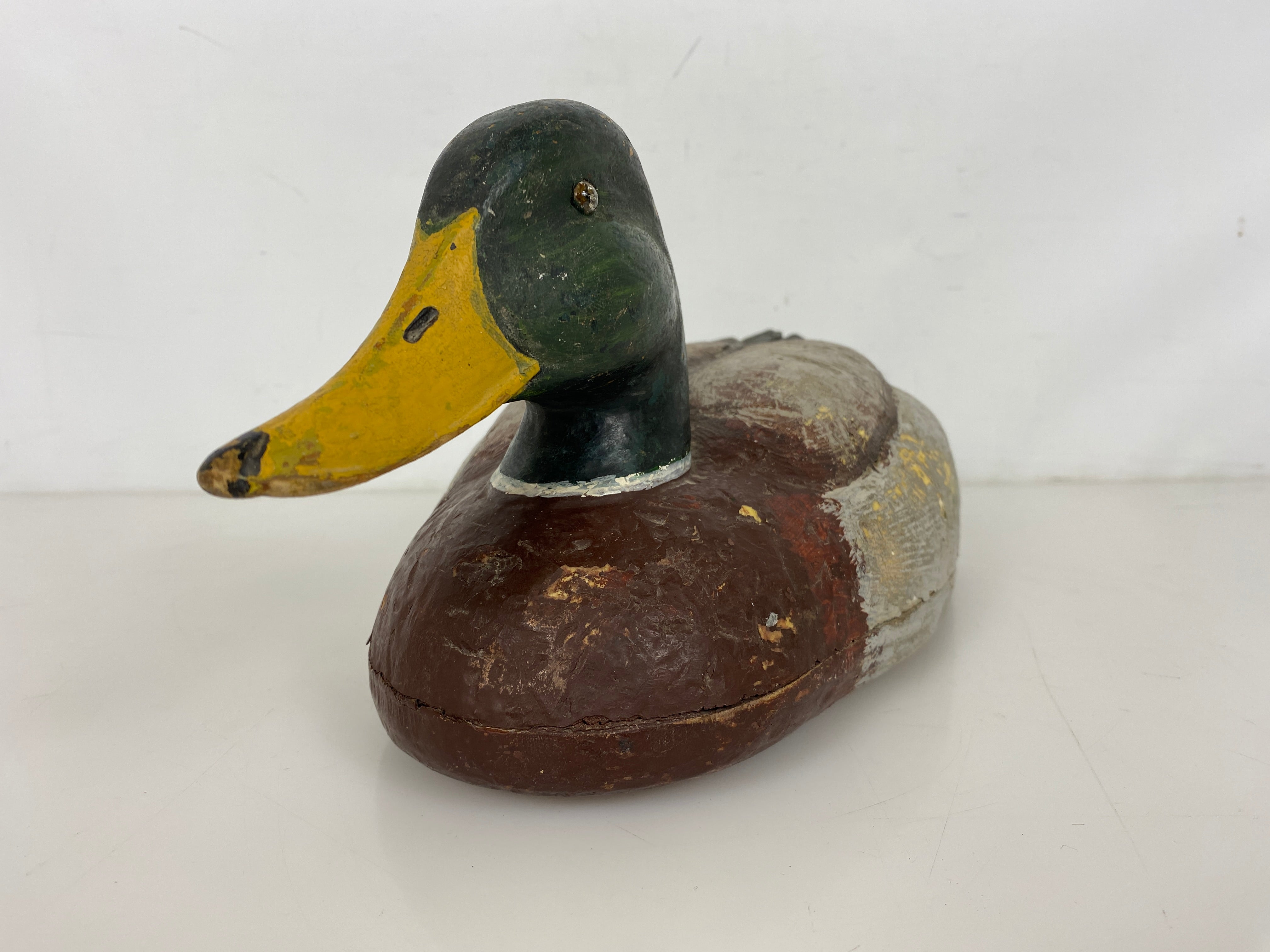 Vintage Composite Duck Decoy #3