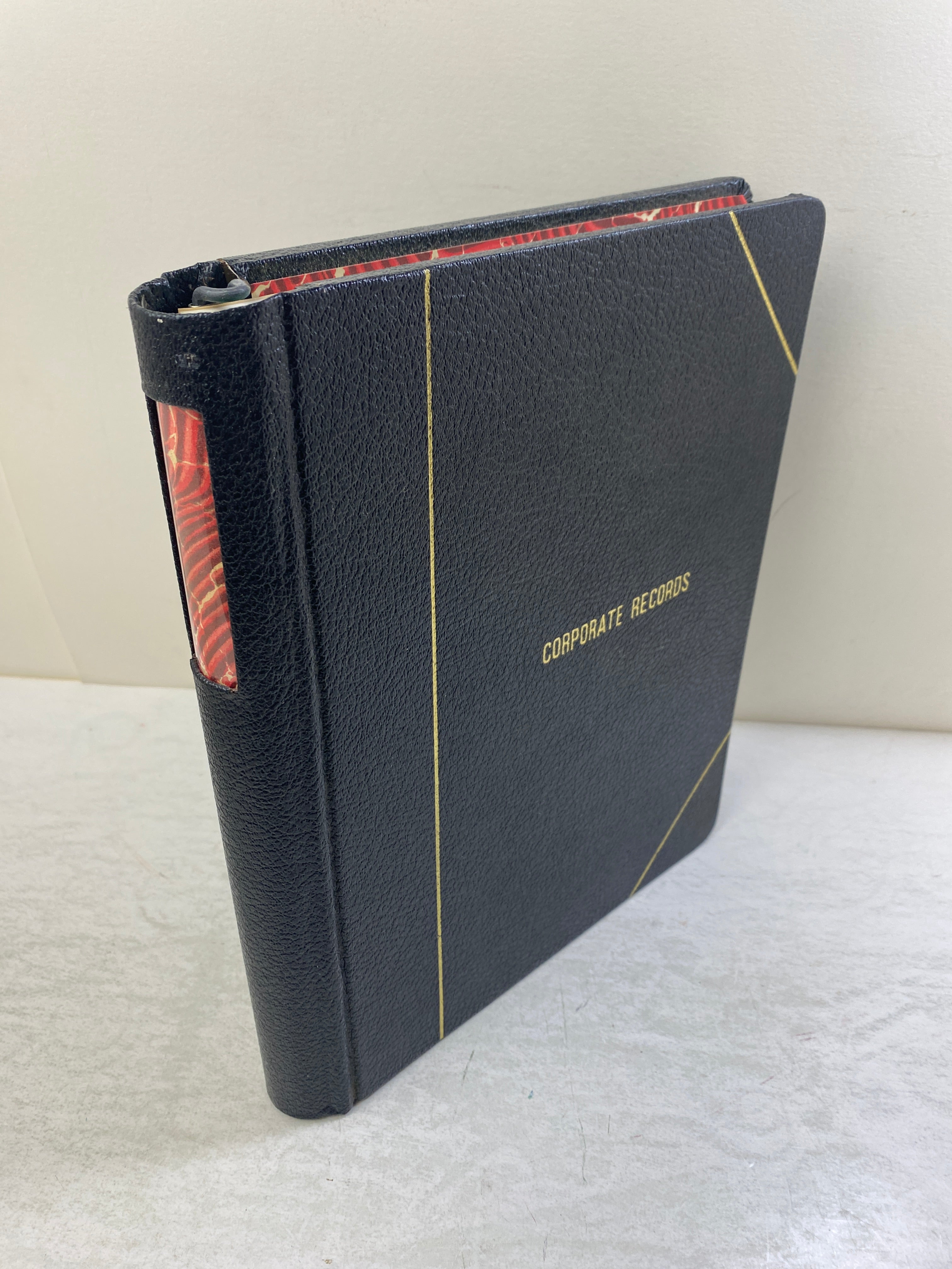 Vintage Corporate Records Book HC 1989