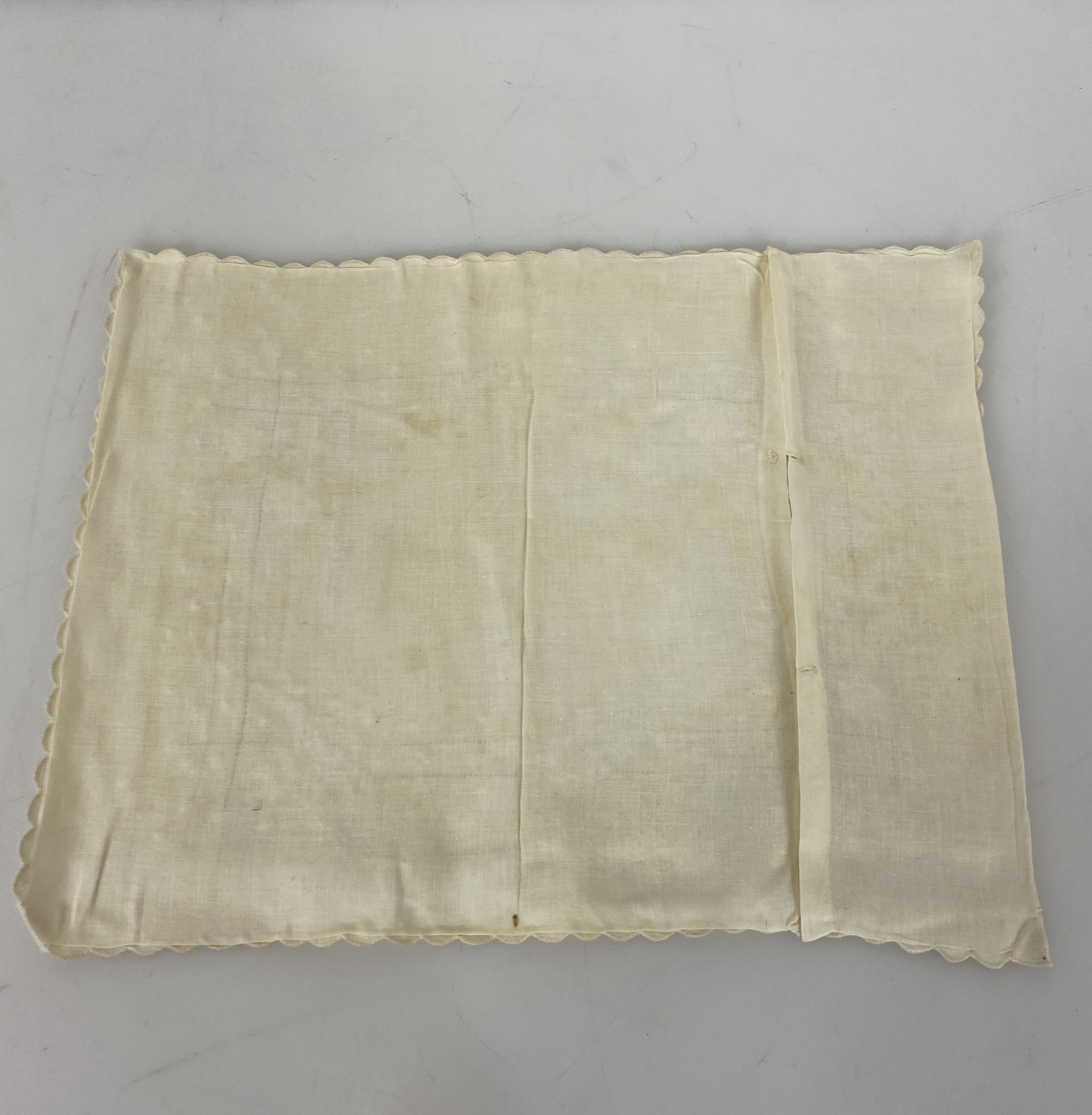 Vintage Embroidered Baby's Pillow Case
