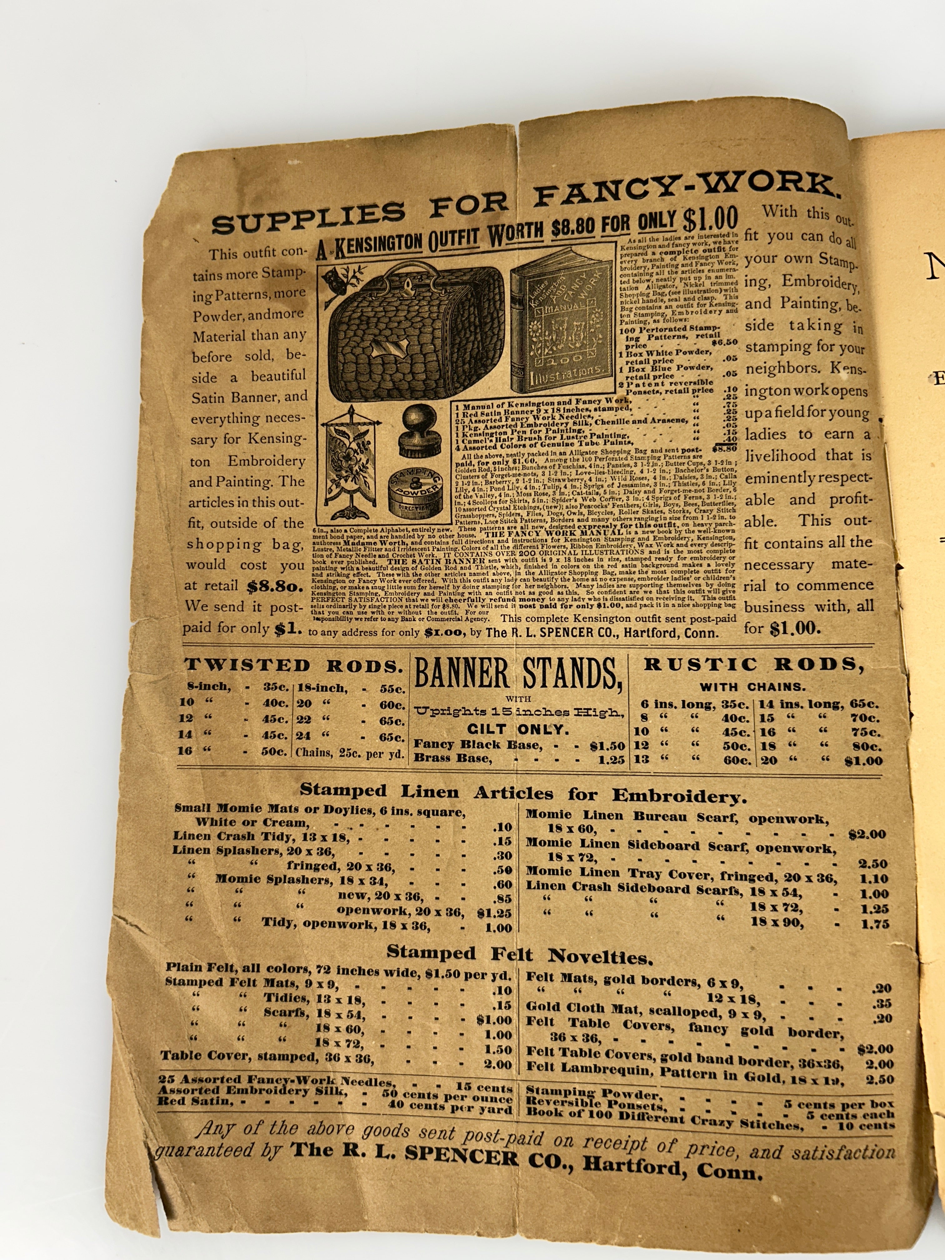 Vintage Embroidery Guide: Madam Worth's New Manual of Fancy Work 1886 RL Spencer