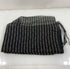 Vintage Fabric Bolt Black with White Patterned Stripes ~5-6 Yards