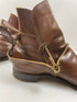Vintage FRYE Men's 10 D Jodhpur Ankle Boots Leather Brown 1970's